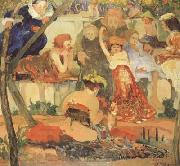 Witold Pruszkowski Christ Among the Children (mk19) oil painting